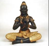 Gilt Bronze Balinese Figure 1880