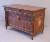 Edwardian Painted Walnut Commode C1910