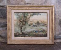 Zvi Raphaeli Jerusalem Hills oil painting on canvas