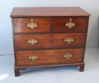 American Chippendale period 4 drawer mahogany gentlemans chest c1790