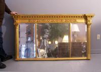 American Federal Period over mantel mirror c1840