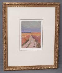 Yuri Ivanovich Tiamushkin oil painting Road in a Field c 1964