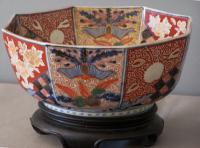 Japanese imari octagonal shape bowl c1860