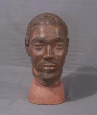 Gertrude Schmidt African American terra cotta portrait bust