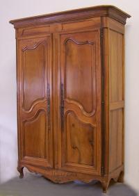 French Loire valley walnut double door armoire c 1760