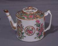 Chinese export  Rose Medallion teapot
