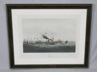 The Magnificent Great Western Steam Ship aquatint c1840