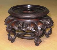 19th century Chinese rosewood stand