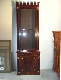 Scottish 19th c. gun cabinet bookcase.