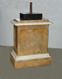 19th century marble sculpture pedestal c1880