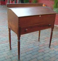 Penn country  walnut slant lid plantation desk c1840