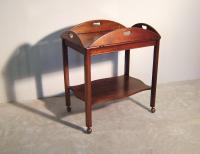 Biggs Richmond VA furniture mahogany butlers tray top tea cart c1950