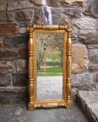 American Federal gold leaf mirror c1820