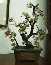 19th century Chinese jade tree