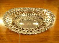 C Hortdegan Co sterling silver bread basket