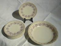 T and V French limoge porcelain salad set