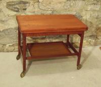 Danish Mid Century Modern coffee table tea cart c1960