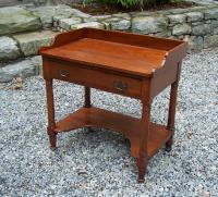 American country Sheraton cherry work table c1830