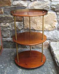 Mid Century Modern three tier stand or server c1960