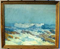 20th C seascape painting  M A K  Feldsberg