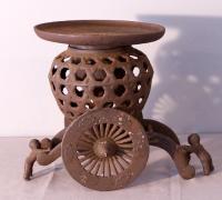 Japanese usabata cast iron garden ornament