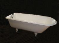 Vintage Peck Bros New Haven CT porcelain bathtub c1900