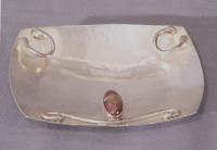 Sterling silver hand hammered Boyd cigarette ash tray