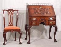 Centennial Chippendale style desk and chair c1875