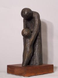 Peter Lipman Wulf bronze sculpture The First Step c1959