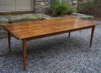Pumpkin pine harvest table from early New England boards