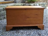 Early American pine blanket chest c1760