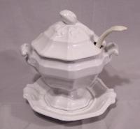 William Adams Ironstone tureen and ladle