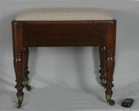 English 19th century foot stool c1830