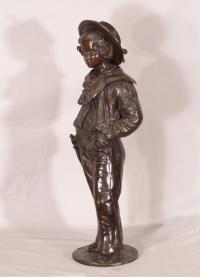 Bronze figure of young Prince Albert c1880