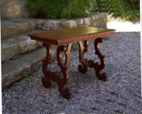 Italian Renaissance Revival walnut table c1870