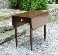 American Federal mahogany drop leaf table c1790