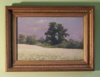 Fannie Burr impressionist landscape oil painting c1878