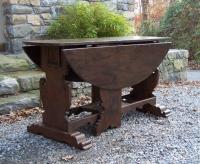 Renaissance drop leaf table with drawers c 1680