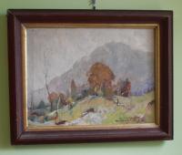 Chauncey Foster Ryder oil painting on canvas impressionist landscape