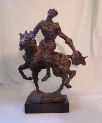Mattie Berhang bronze Horseman of the Apocalypse