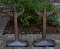 Pair of iron Newport RI ship brackets