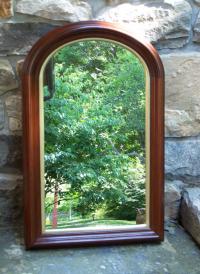 America Victorian walnut mirror c1860