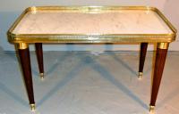 French marble top cocktail table c1920