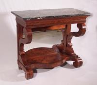 Period American Empire marble top pier table c1835