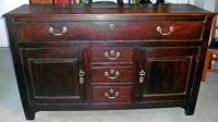 Early English Welsh country oak dresser cupboard c1800