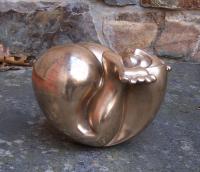 ARA Birgitta modern contemporary bronze sculpture yoga