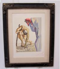 Salvador Dali Divine Comedy Dante Alighiere lithograph