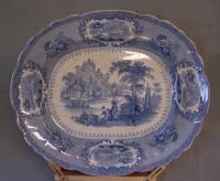 George Phillips Staffordshire ironstone Verona platter