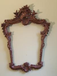 18th c Italian hand carved gold leaf  frame c1775