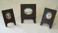 Taj Mahal framed miniature paintings c1880